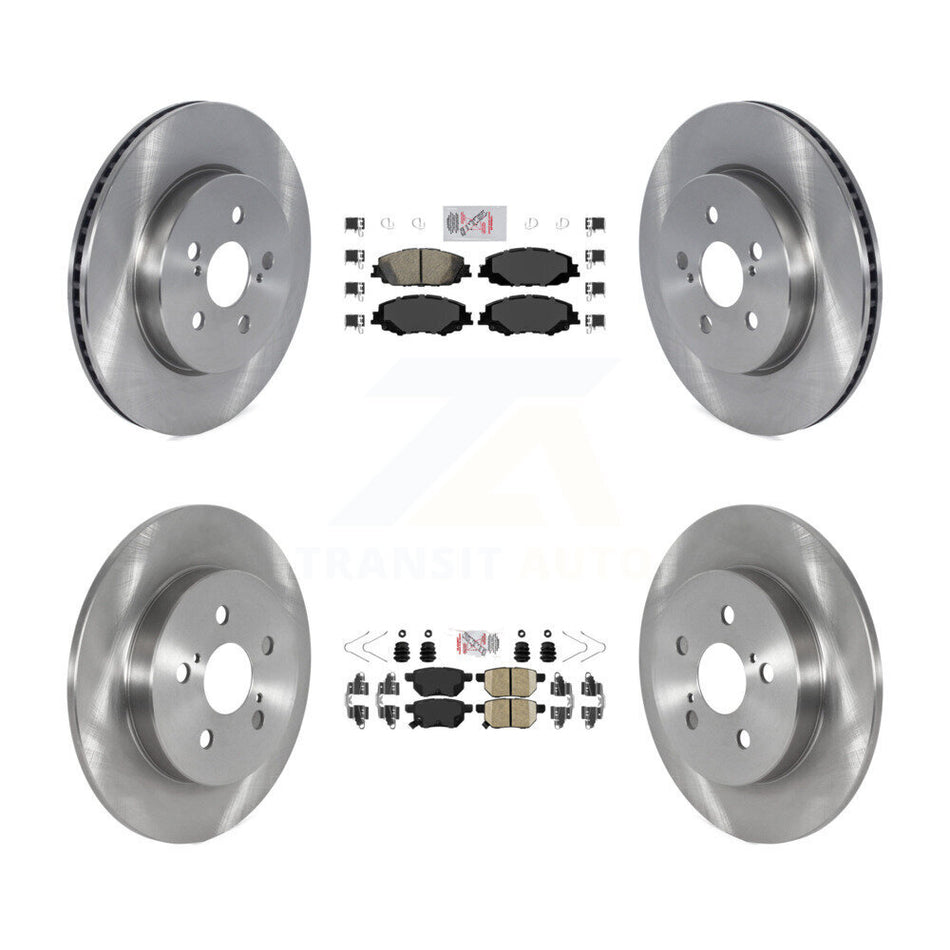 Front Rear Ceramic Pad Brake Rotors Kit For Toyota Corolla 2.0L With Manual Parking K8A-103470