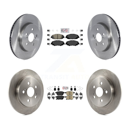 Front Rear Ceramic Pad And Disc Brake Rotors Kit For 2020-2022 Toyota Corolla Prius Prime K8A-103478