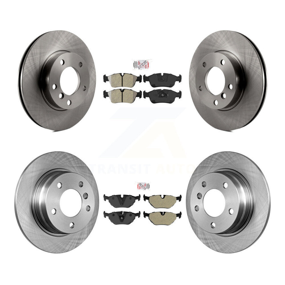 Front Rear Semi-Metallic Pad And Disc Brake Rotor Kit For BMW 318i 328i 328is 323is 318is K8A-103481