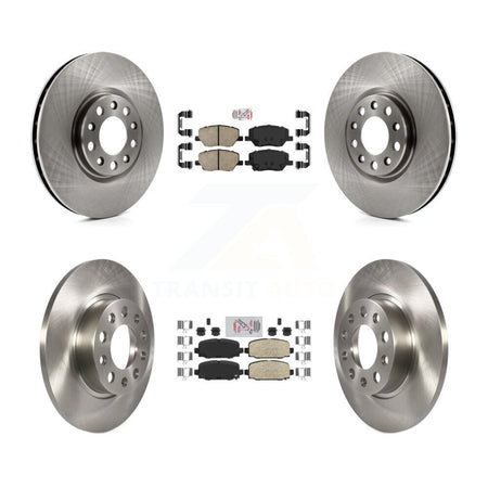 Front Rear Ceramic Pads And Disc Brake Rotors Kit For Jeep Compass K8A-103484