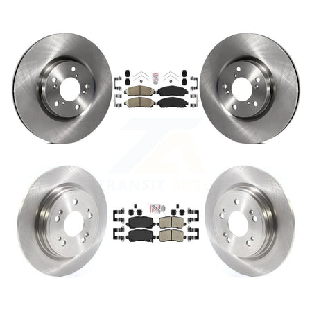 Front Rear Ceramic Pad & Disc Brake Rotor Kit For 2014-2020 Acura RLX Sport Hybrid SH-AWD K8A-103500