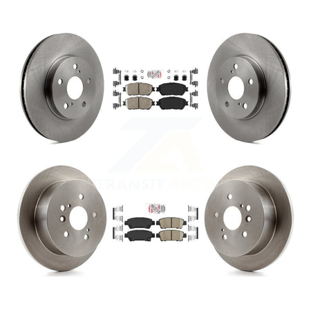 Front Rear Ceramic Pads And Disc Brake Rotors Kit For 2004-2010 Toyota Sienna K8A-103514