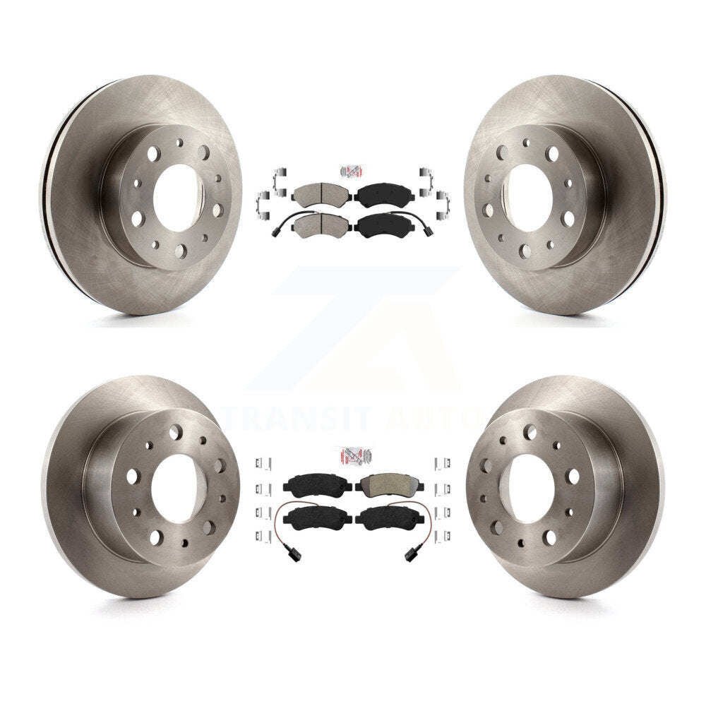 Front Rear Semi-Metallic Pad & Brake Rotor Kit For 2014-2020 Ram ProMaster 2500 3500 1500 K8A-103515