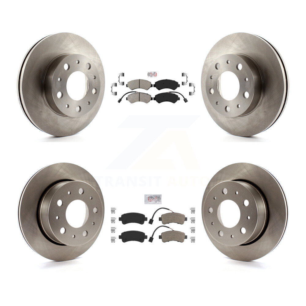 Front Rear Semi-Metallic Pad & Brake Rotor Kit For 2014-2020 Ram ProMaster 2500 3500 1500 K8A-103521