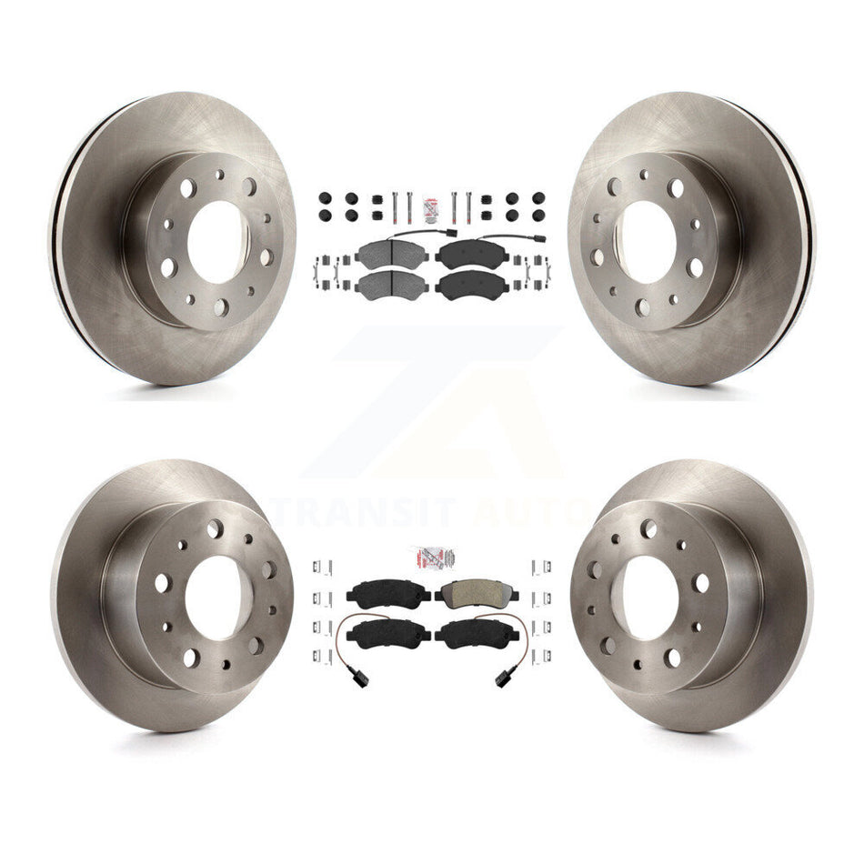 Front Rear Semi-Metallic Pad & Brake Rotor Kit For 2014-2020 Ram ProMaster 2500 3500 1500 K8A-103523