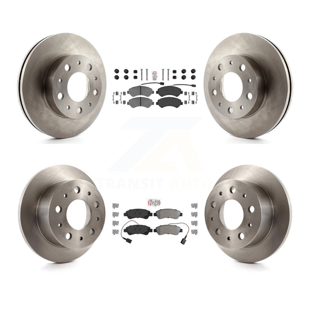 Front Rear Semi-Metallic Pad & Brake Rotor Kit For 2014-2020 Ram ProMaster 2500 3500 1500 K8A-103526