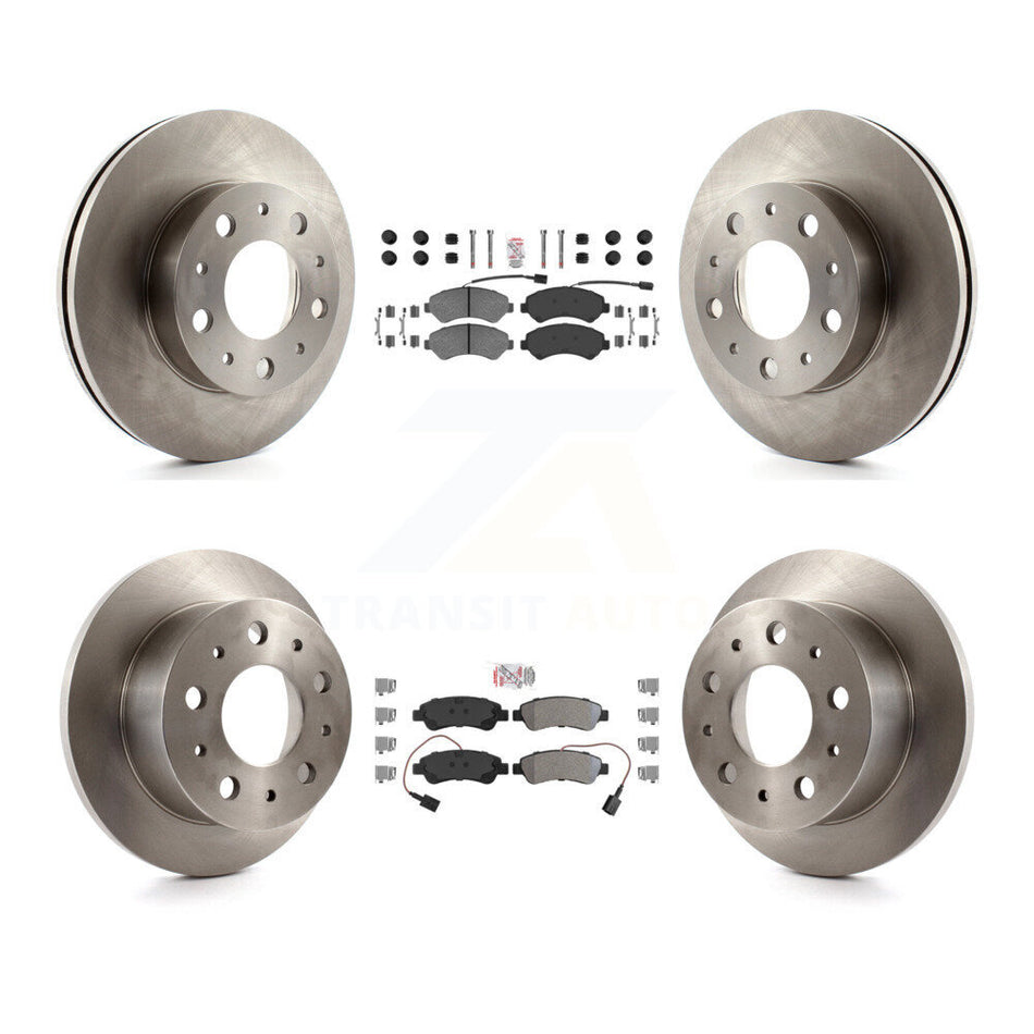 Front Rear Semi-Metallic Pad & Brake Rotor Kit For 2014-2020 Ram ProMaster 2500 3500 1500 K8A-103526