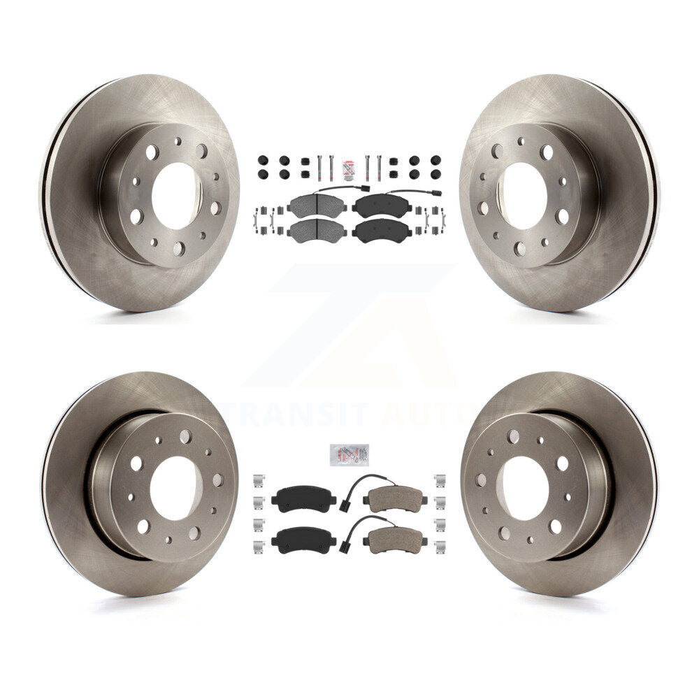 Front Rear Semi-Metallic Pad & Brake Rotor Kit For 2014-2020 Ram ProMaster 2500 3500 1500 K8A-103529