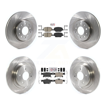 Front Rear Ceramic Pad Brake Rotors Kit For Buick Envision With 315mm Diameter Rotor K8A-103533