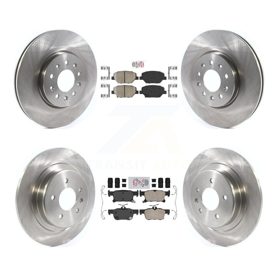 Front Rear Ceramic Pad Brake Rotors Kit For Buick Envision With 315mm Diameter Rotor K8A-103533