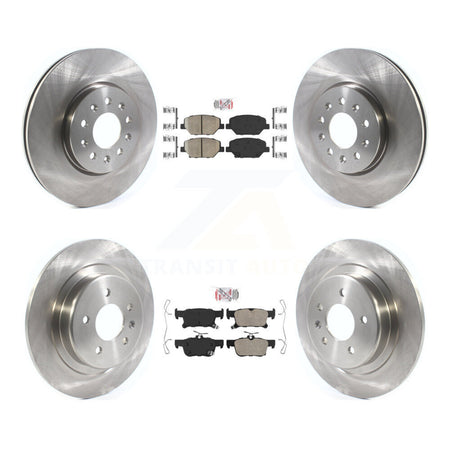 Front Rear Ceramic Pad Brake Rotors Kit For Buick Envision With 315mm Diameter Rotor K8A-103534