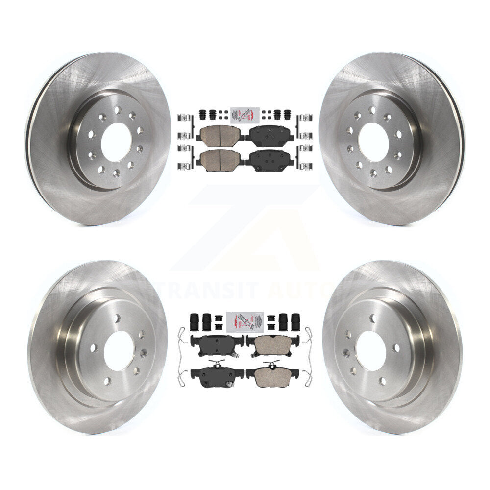 Front Rear Ceramic Pad Brake Rotors Kit For Buick Envision With 315mm Diameter Rotor K8A-103537