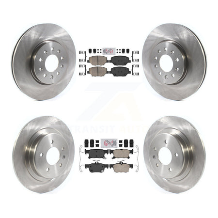 Front Rear Ceramic Pad Brake Rotors Kit For Buick Envision With 315mm Diameter Rotor K8A-103537