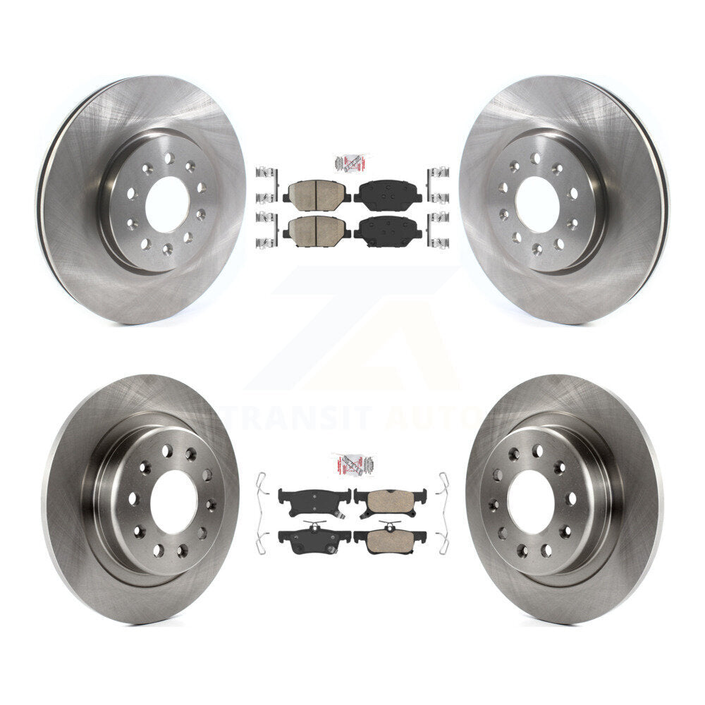 Front Rear Ceramic Pad Brake Rotors Kit For Buick Envision With 288mm Diameter Rotor K8A-103542