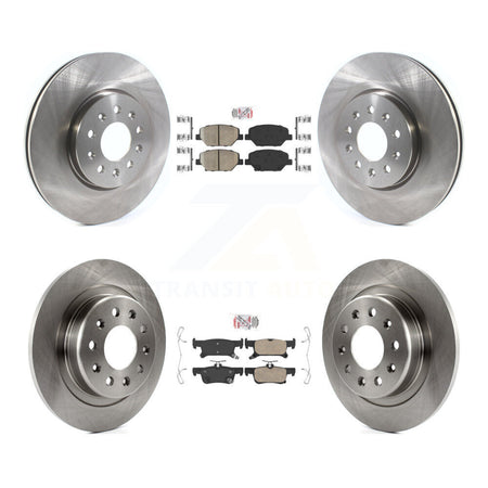 Front Rear Ceramic Pad Brake Rotors Kit For Buick Envision With 288mm Diameter Rotor K8A-103542