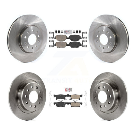 Front Rear Ceramic Pad Brake Rotors Kit For Buick Envision With 288mm Diameter Rotor K8A-103544