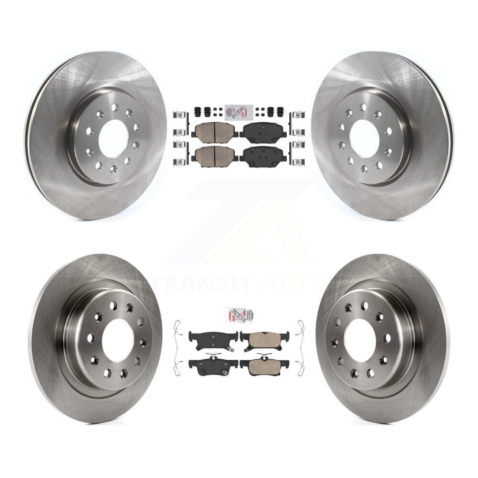 Front Rear Ceramic Pad Brake Rotors Kit For Buick Envision With 288mm Diameter Rotor K8A-103544