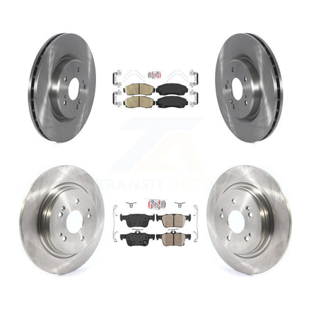 Front Rear Ceramic Pads And Disc Brake Rotors Kit For 2019-2021 Acura RDX K8A-103553