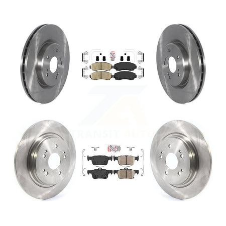 Front Rear Ceramic Pads And Disc Brake Rotors Kit For 2019-2021 Acura RDX K8A-103554