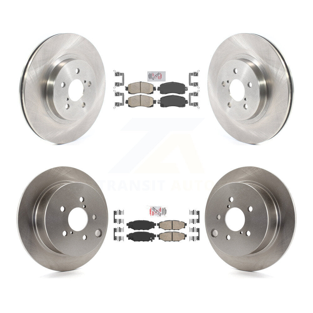 Front Rear Ceramic Pads And Disc Brake Rotors Kit For Subaru Crosstrek Impreza K8A-103556