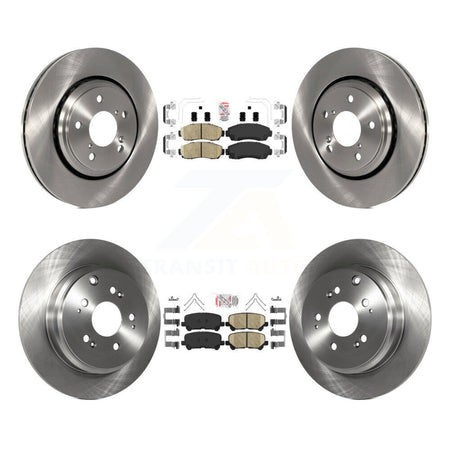Front Rear Ceramic Pads And Disc Brake Rotors Kit For 2015-2017 Honda Odyssey K8A-103561