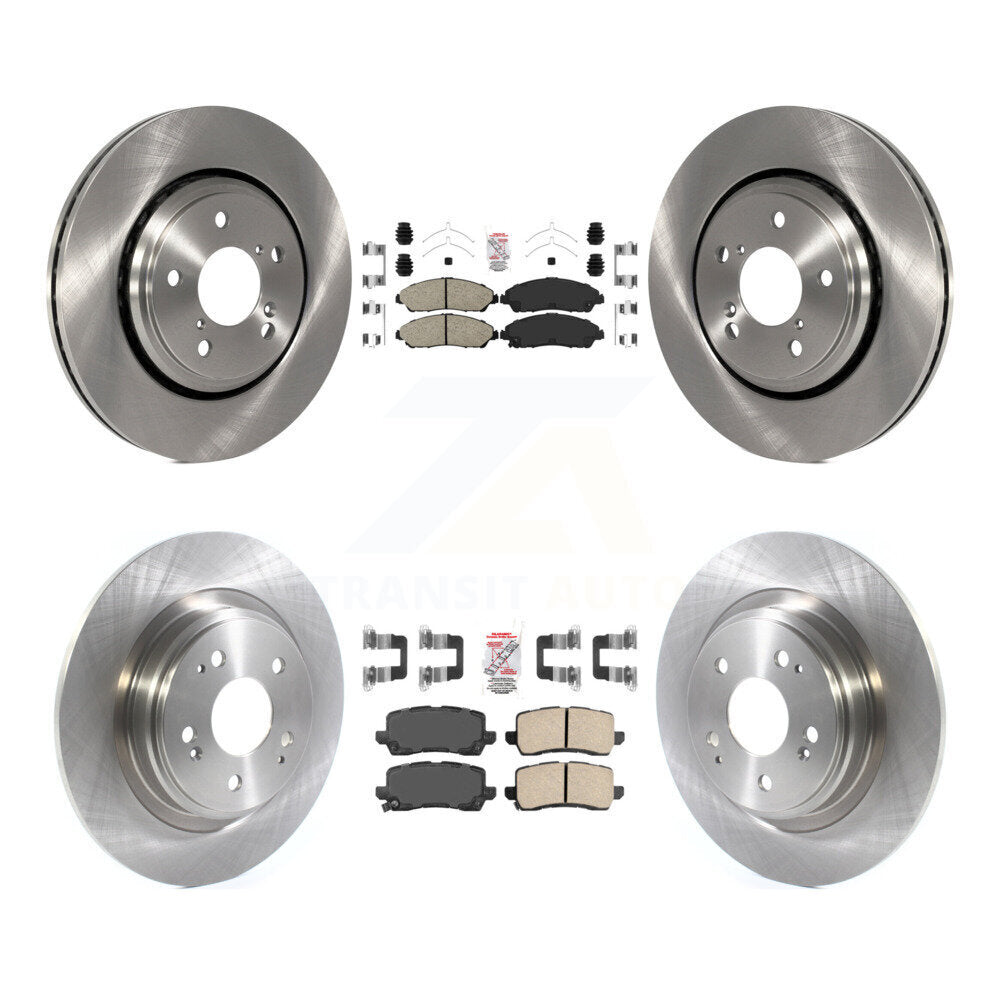 Front Rear Ceramic Pads And Disc Brake Rotors Kit For Acura MDX K8A-103567