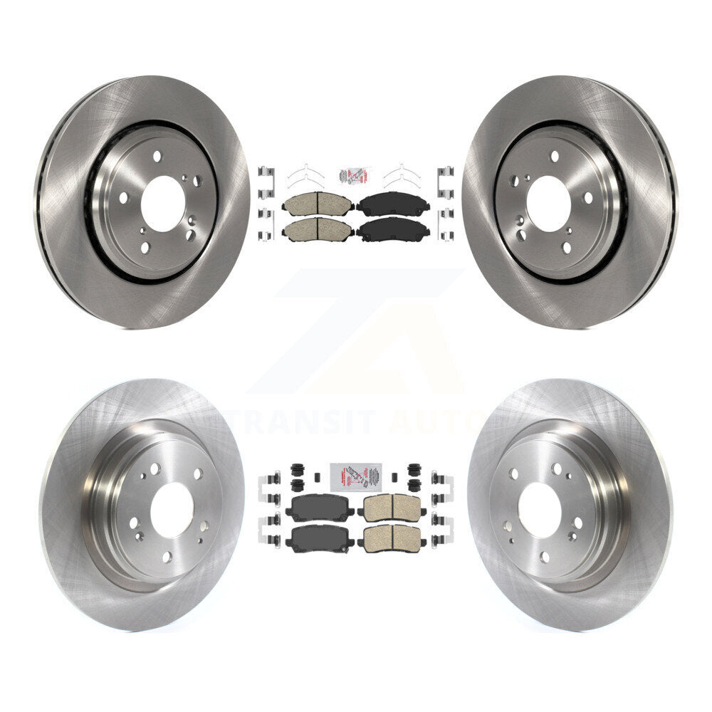 Front Rear Ceramic Pads And Disc Brake Rotors Kit For Acura MDX K8A-103570