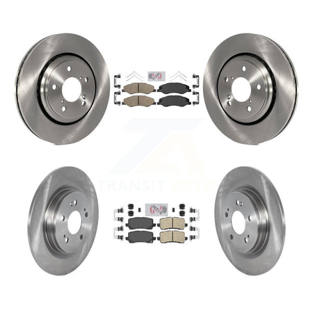 Front Rear Ceramic Pads And Disc Brake Rotors Kit For 2018-2020 Honda Odyssey K8A-103572