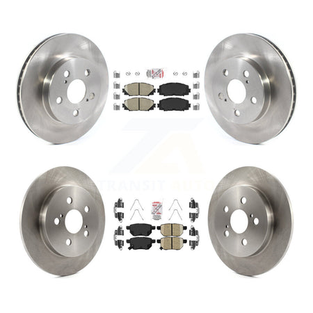 Front Rear Ceramic Pads And Disc Brake Rotors Kit For Toyota Corolla Prius Prime AWD-e K8A-103583