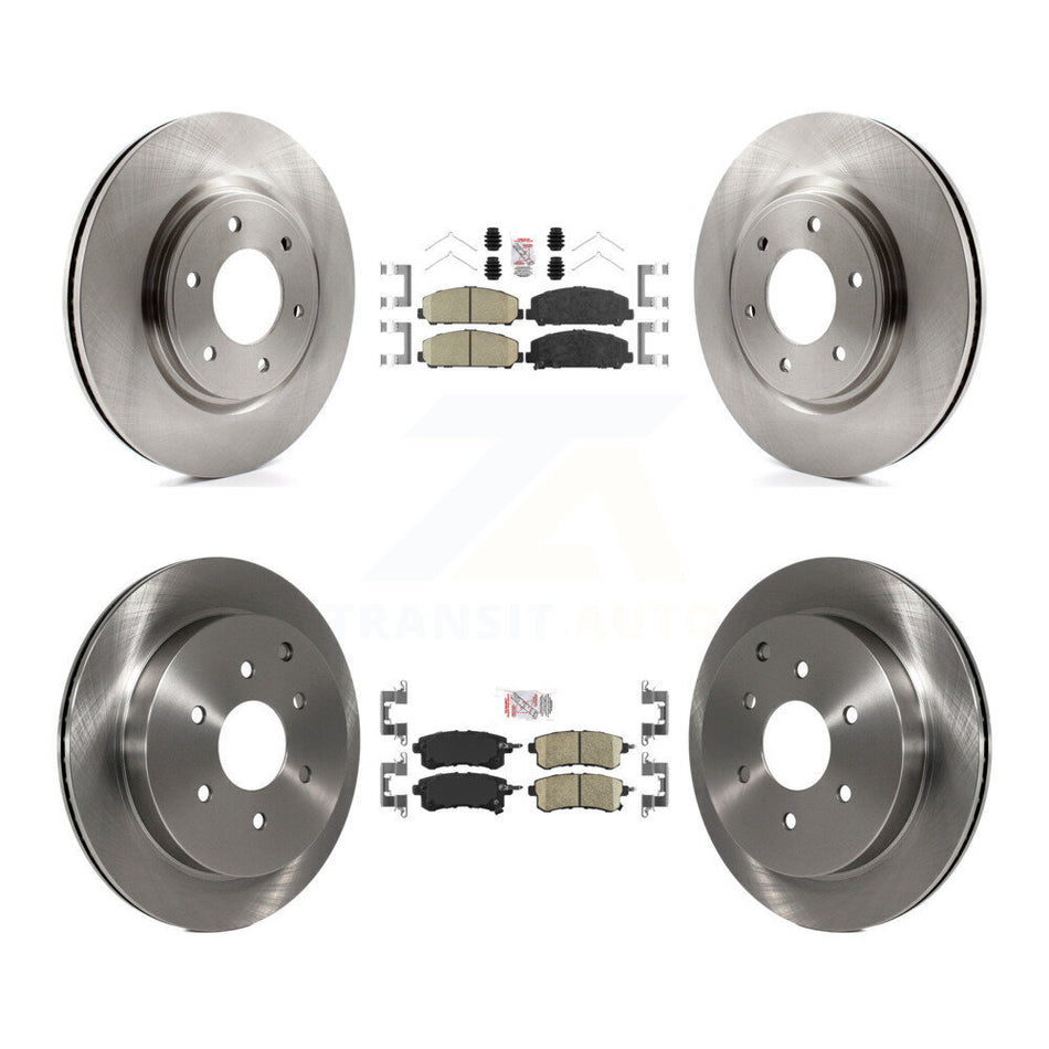 Front Rear Ceramic Pads And Disc Brake Rotors Kit For INFINITI QX80 Nissan Armada QX56 K8A-103631