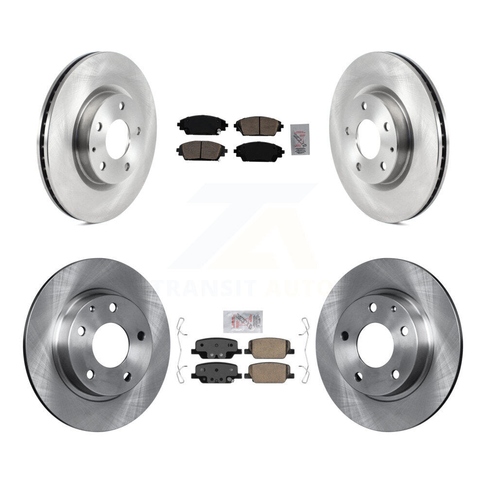 Front Rear Ceramic Pad And Brake Rotor Kit For Mazda CX-30 With 264mm Diameter K8A-103654