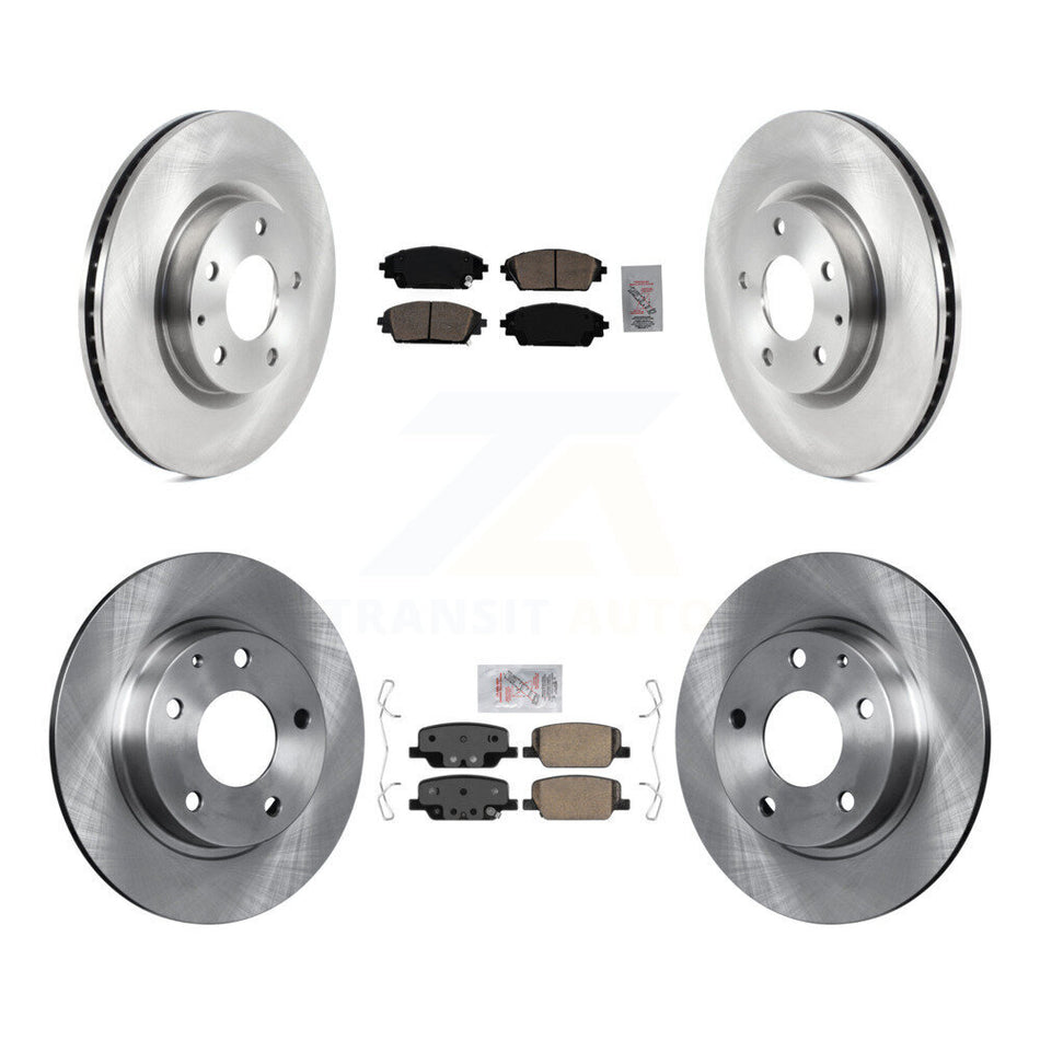 Front Rear Ceramic Pad And Brake Rotor Kit For Mazda CX-30 With 264mm Diameter K8A-103654