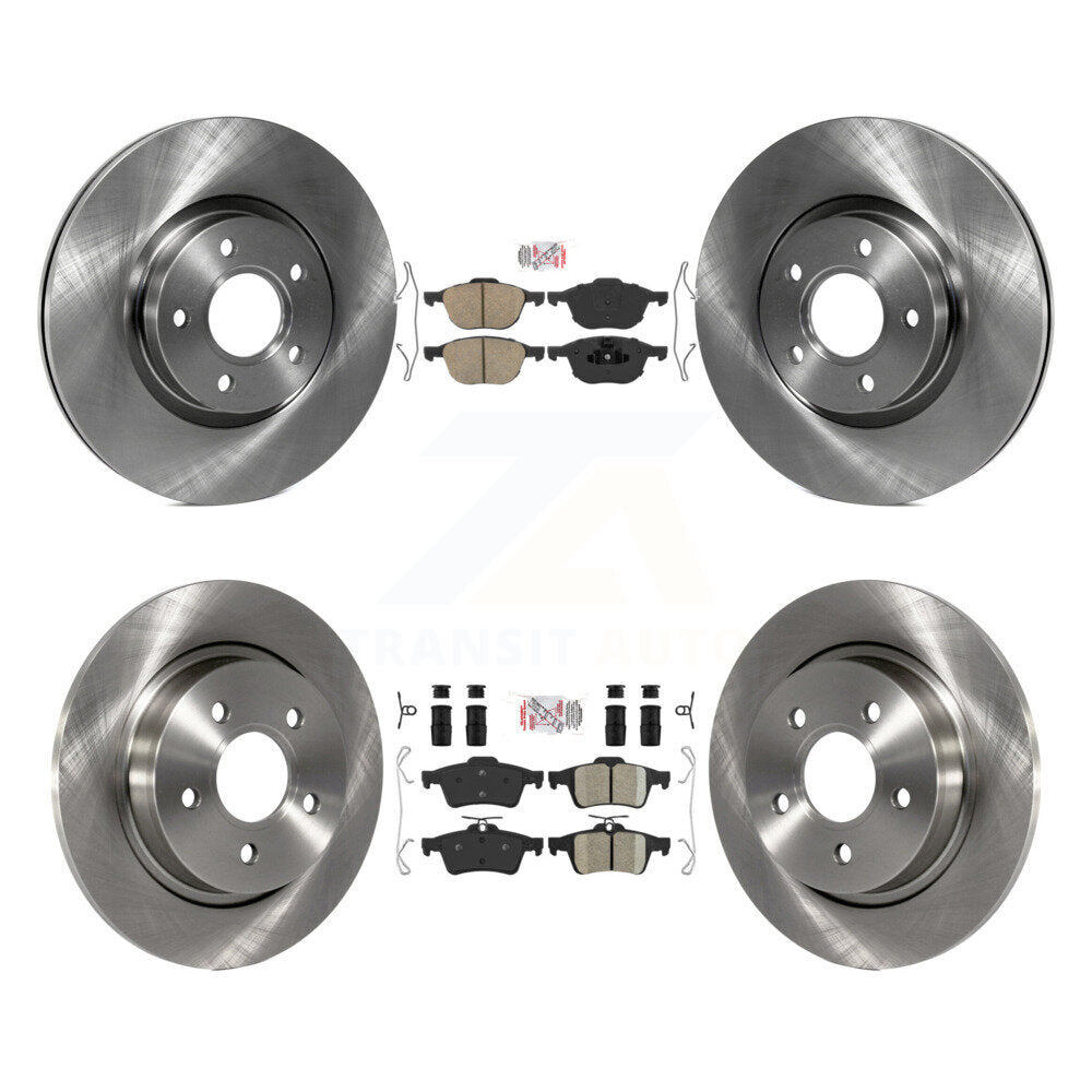 Front Rear Ceramic Pads And Disc Brake Rotors Kit For Volvo S40 C30 V50 C70 K8A-103681