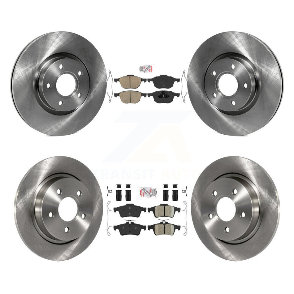 Front Rear Ceramic Pads And Disc Brake Rotors Kit For Volvo S40 C30 V50 C70 K8A-103681