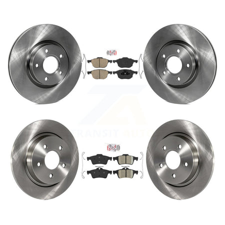 Front Rear Ceramic Pads And Disc Brake Rotors Kit For Volvo S40 C30 V50 C70 K8A-103682