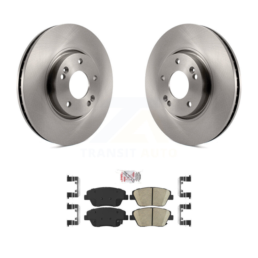 Front Disc Brake Rotors And Ceramic Pads Kit For Hyundai Sonata Kia Optima K8A-103711