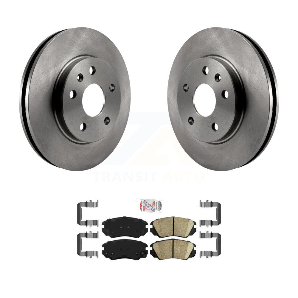 Front Disc Brake Rotors Ceramic Pad Kit For Chevrolet Malibu Buick Regal LaCrosse Limited K8A-103724