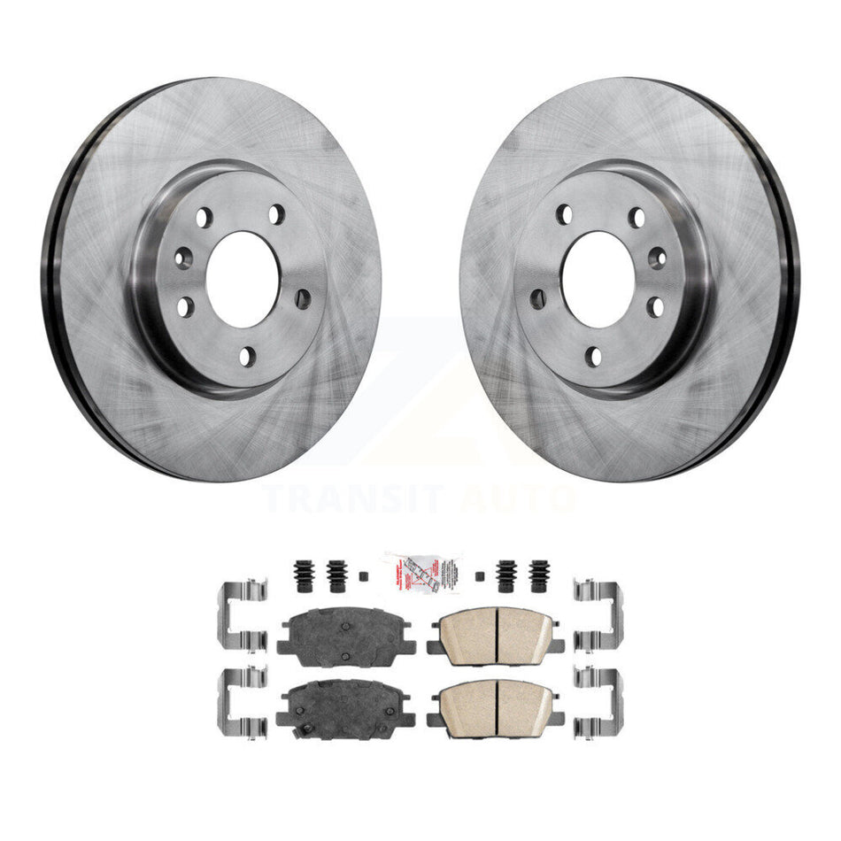 Front Brake Rotor Ceramic Pad Kit For Chevrolet Equinox GMC Terrain Malibu Buick LaCrosse K8A-103729