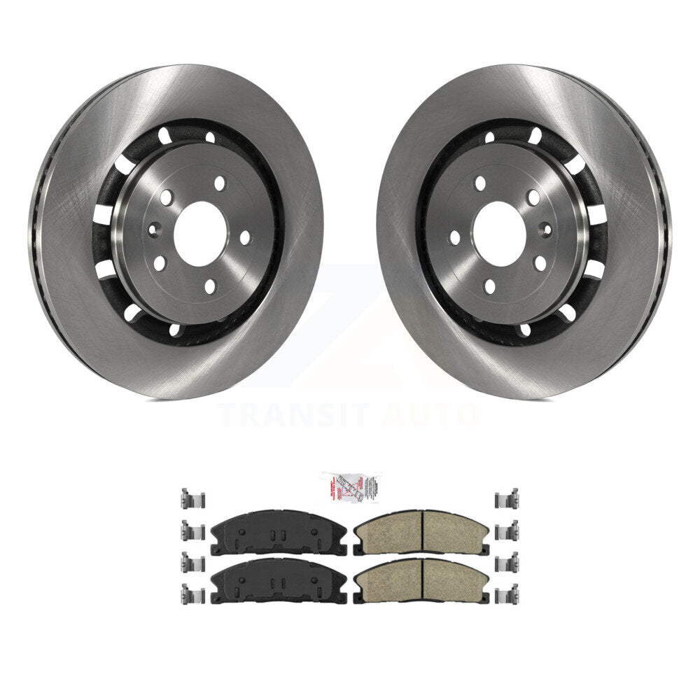 Front Brake Rotors Ceramic Pad Kit For Ford Explorer Flex Taurus Police Interceptor Sedan K8A-103735