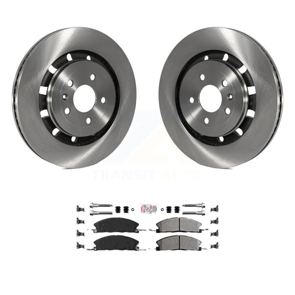 Front Brake Rotors Semi-Metallic Pad Kit For Ford Explorer Flex Taurus Police Interceptor K8A-103739