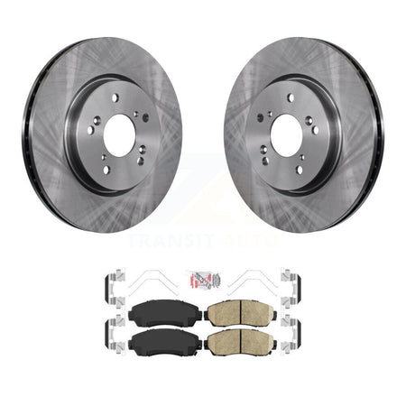 Front Disc Brake Rotors And Ceramic Pads Kit For Honda CR-V Acura RDX Accord Crosstour K8A-103742