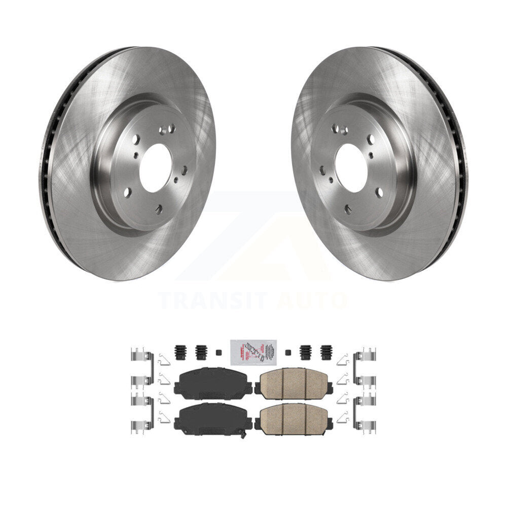 Front Disc Brake Rotors And Ceramic Pads Kit For Honda CR-V HR-V K8A-103756