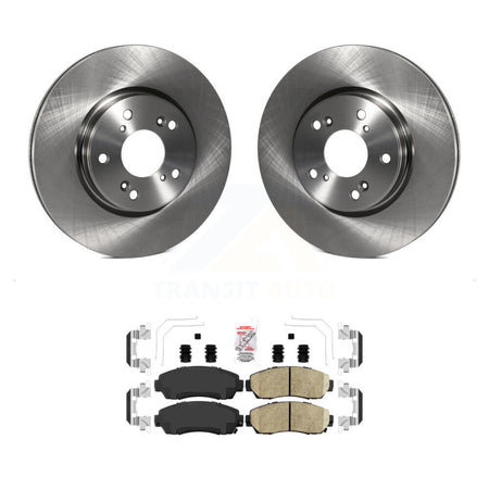 Front Disc Brake Rotors And Ceramic Pads Kit For Honda CR-V K8A-103759