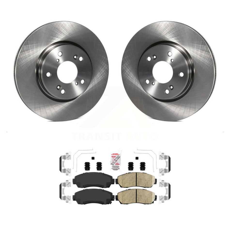 Front Disc Brake Rotors And Ceramic Pads Kit For Honda CR-V K8A-103759