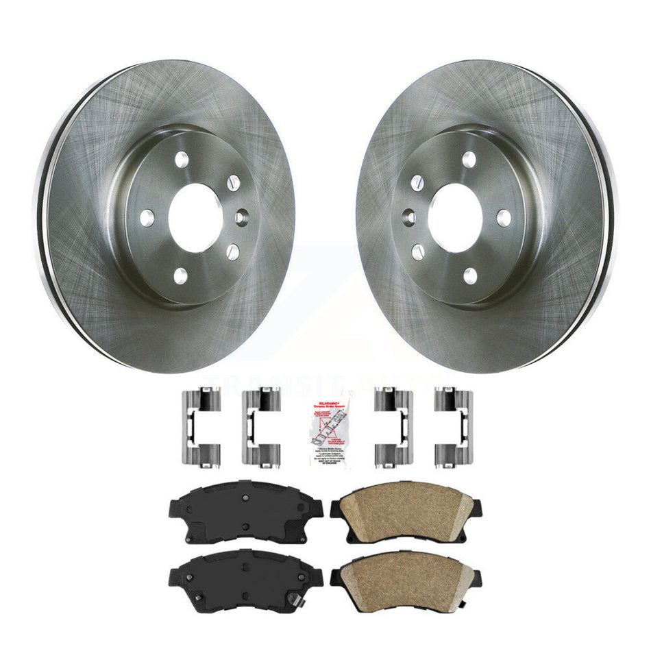 Front Disc Brake Rotors And Ceramic Pads Kit For Chevrolet Cruze Sonic Limited K8A-103764