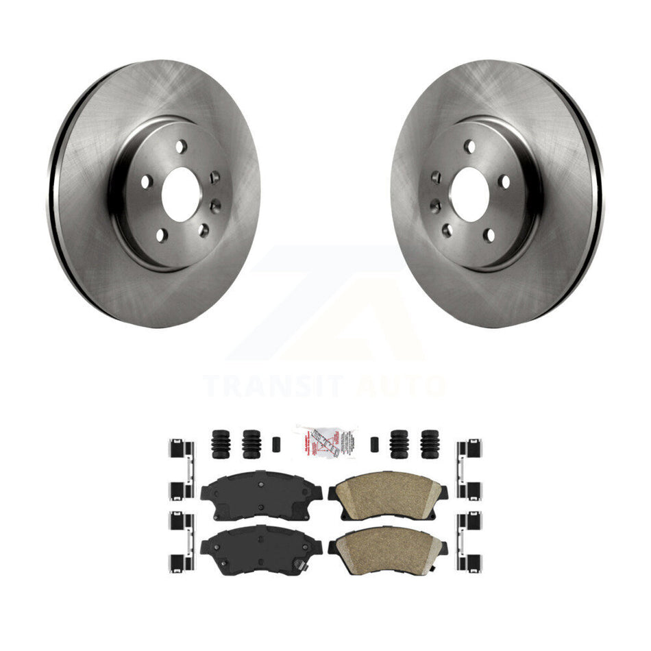 Front Disc Brake Rotors And Ceramic Pads Kit For 2013-2014 Chevrolet Sonic RS K8A-103767