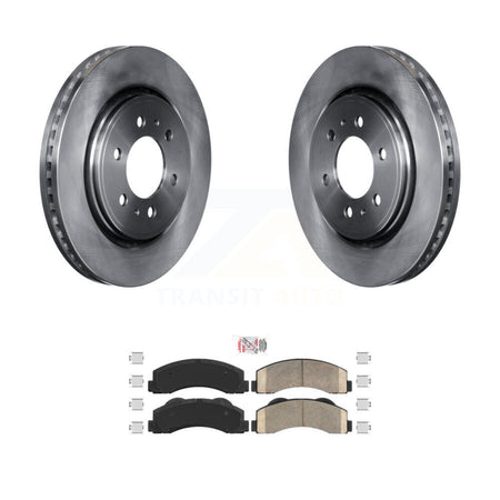 Front Disc Brake Rotors And Ceramic Pads Kit For Ford F-150 Expedition Lincoln Navigator K8A-103770