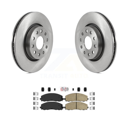 Front Disc Brake Rotors And Ceramic Pads Kit For Jeep Wrangler Gladiator K8A-103777