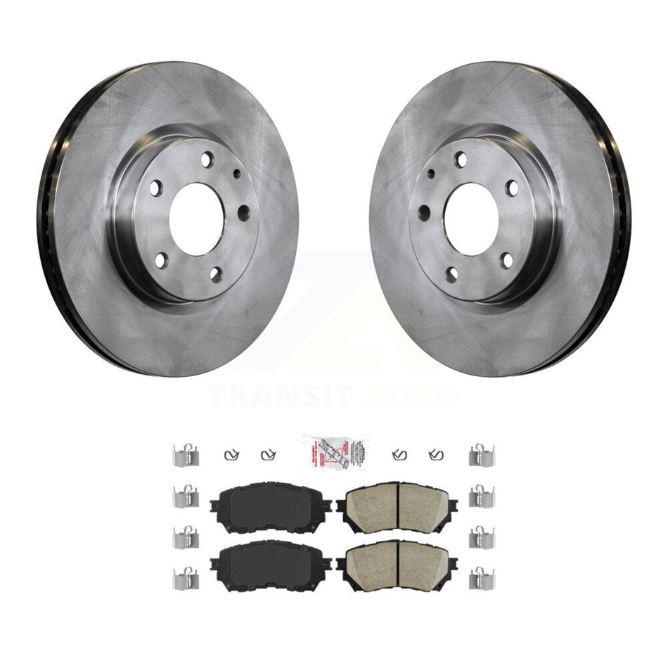 Front Disc Brake Rotors And Ceramic Pads Kit For Mazda 6 K8A-103792