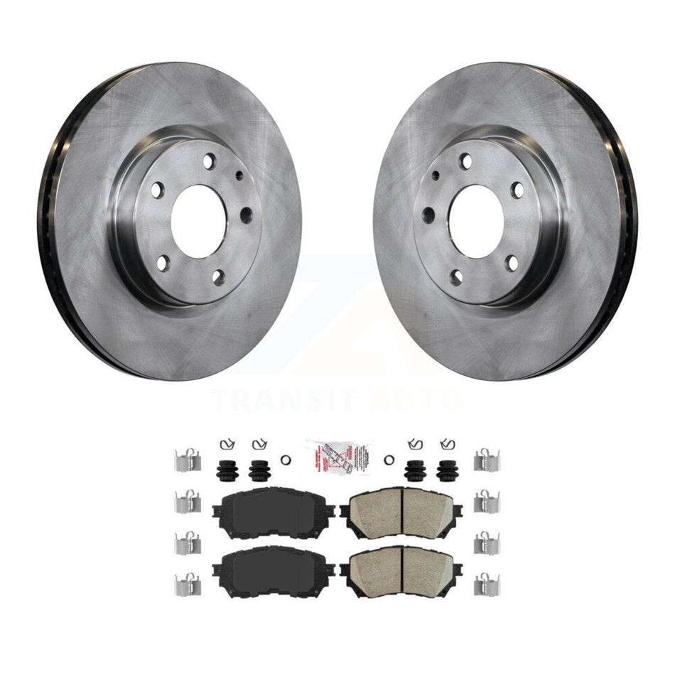 Front Disc Brake Rotors And Ceramic Pads Kit For Mazda 6 K8A-103793